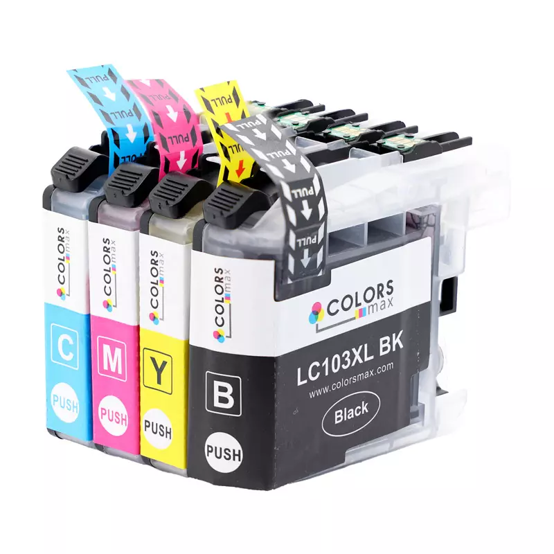 8BK 4C 4M 4Y, 20-Pack HIINK Compatible Ink Cartridge for Brother LC103XL LC101 LC103 Ink Cartridges Used in MFC-J245 MFC-J285DW MFC-J450DW MFC-J470DW MFC-J475DW MFC-J650DW MFC-J6920DW J870DW J875DW
