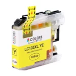 Brother LC103XL Compatible Ink Cartridge 2-Pack Yellow 10ml